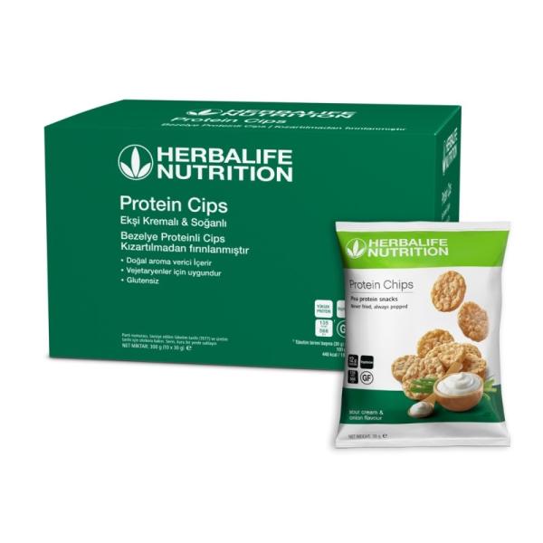 Ekşi Kremalı & Soğanlı Protein Cips 10'lu Koli